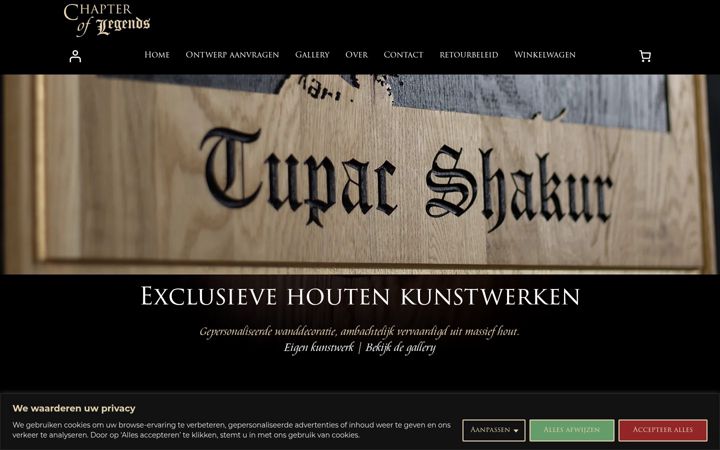 Screenshot of chapteroflegends.com