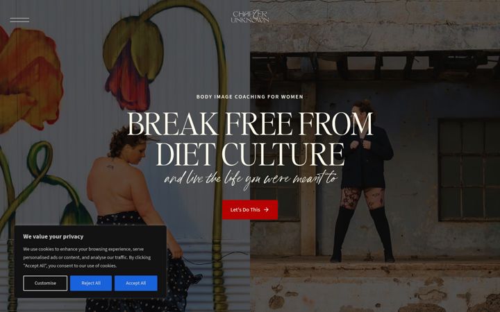 Screenshot of chapterunknown.com