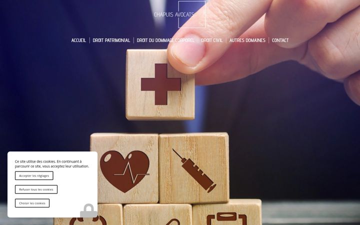Screenshot di chapuis-avocats.fr