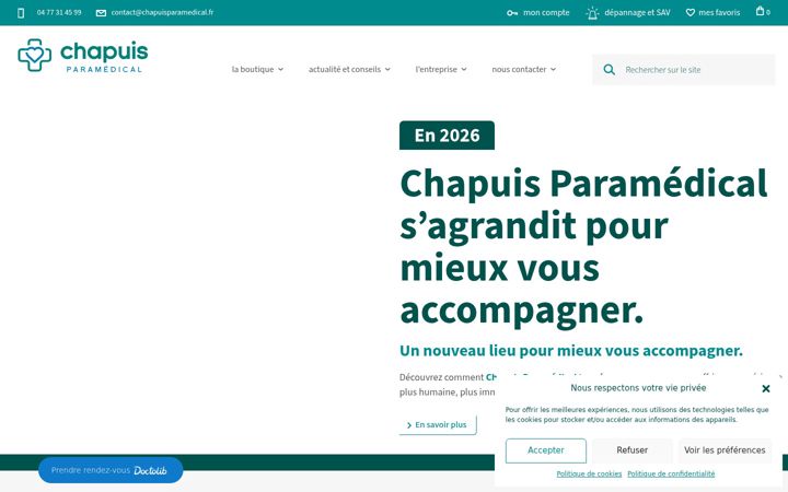 Screenshot di chapuisparamedical.fr