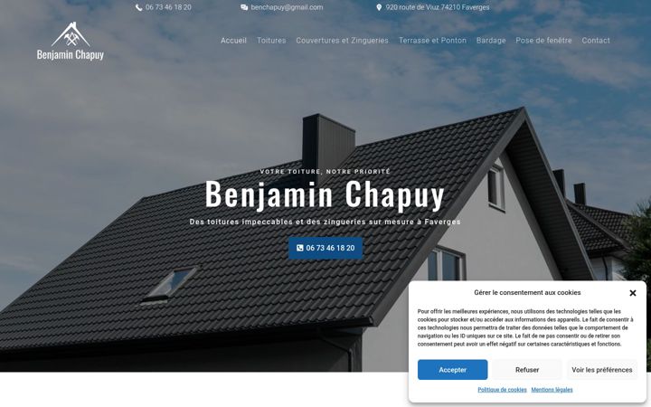 Екранна снимка на chapuy-couverture-toiture.fr