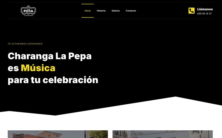 Screenshot of charangalapepa.com