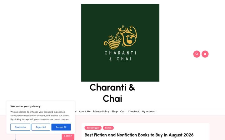 Screenshot of charantiandchai.com
