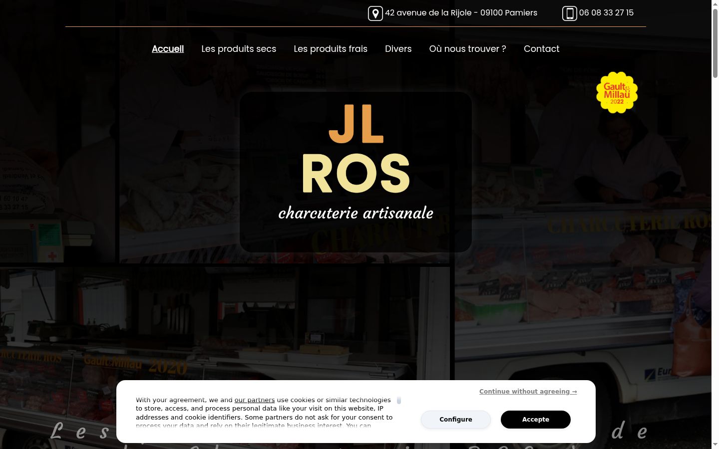 Screenshot van de toestemmingsbanner zoals getoond vóór enige interactie