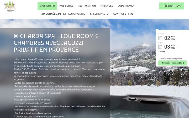 Screenshot ta' charda-spa.fr