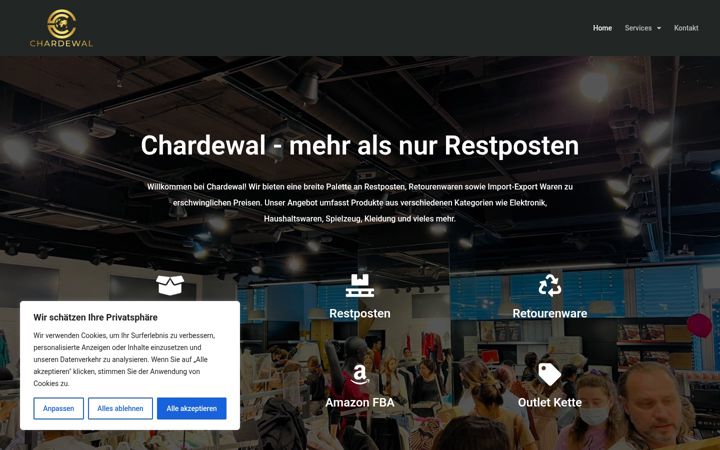Screenshot of chardewal.com