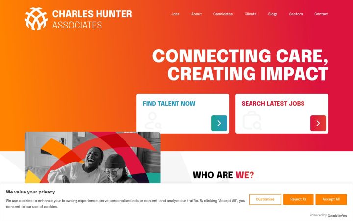 Screenshot of charecruitment.com