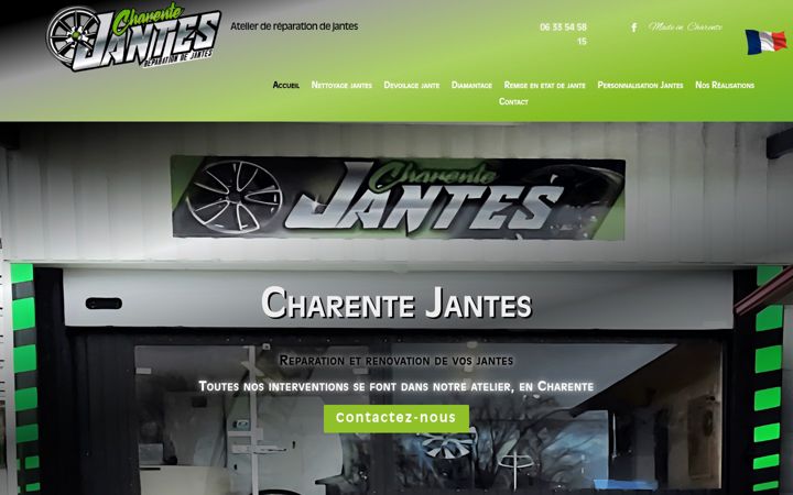 Screenshot ta' charente-jantes.fr