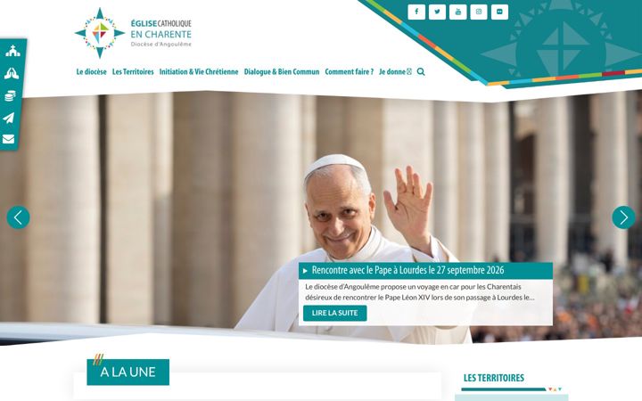 Screenshot ta' charente.catholique.fr