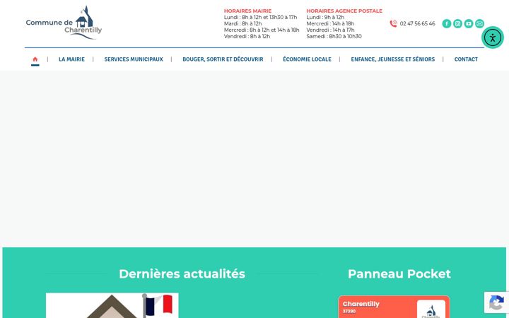 Skjermbilde av charentilly.fr