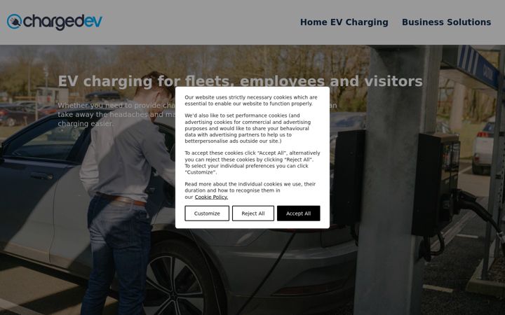 Screenshot ta' chargedev.co.uk