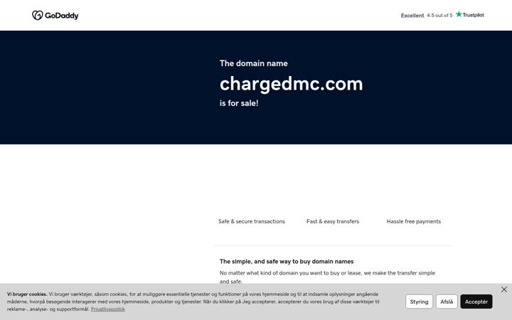 Screenshot of chargedmc.com