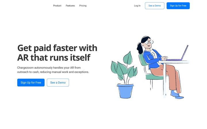 Screenshot of chargezoom.com