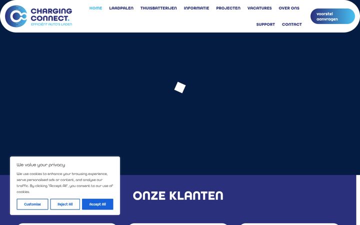 Screenshot di chargingconnect.nl
