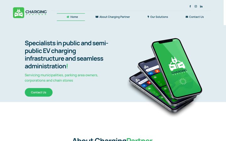 Skærmbillede af chargingpartner.eu