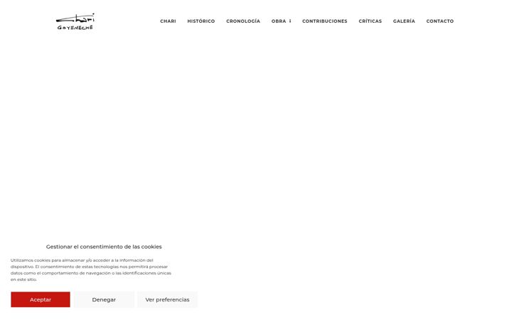 Screenshot of charigoyeneche.com