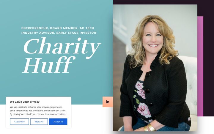 Screenshot of charityhuff.com