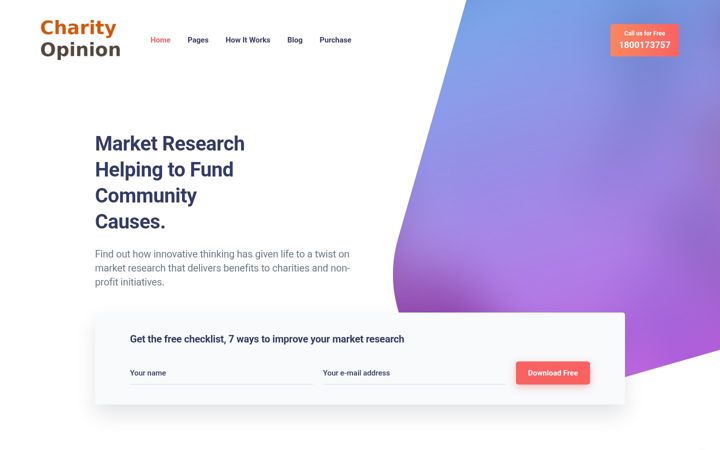 Screenshot of charityopinion.com