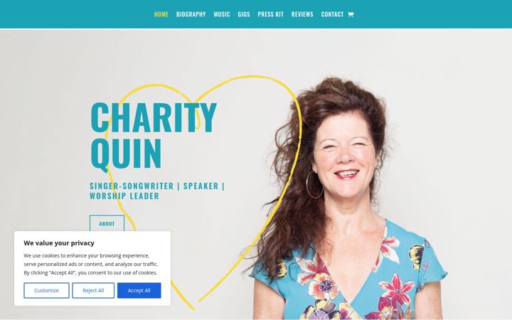 Screenshot of charityquin.com