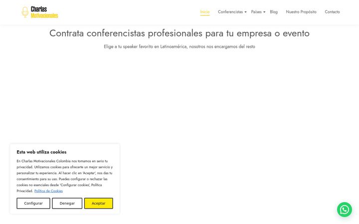 Snímek obrazovky charlasmotivacionales.com.co
