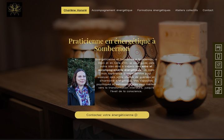 Skjermbilde av charlene-honore.fr