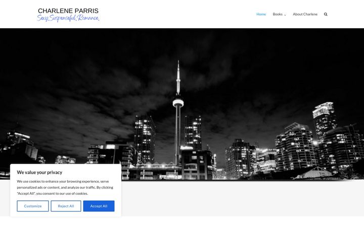 Screenshot of charleneparrisauthor.com