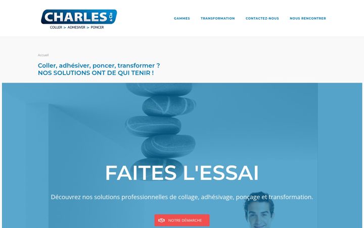 Snimka zaslona za charles-et-cie.fr