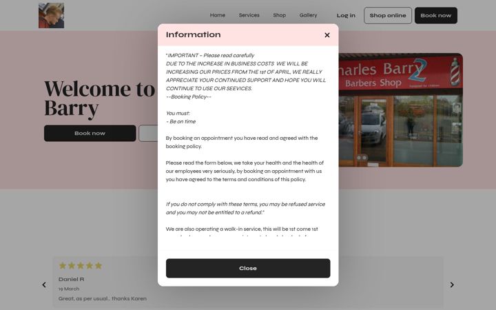 Screenshot di charlesbarry.co.uk