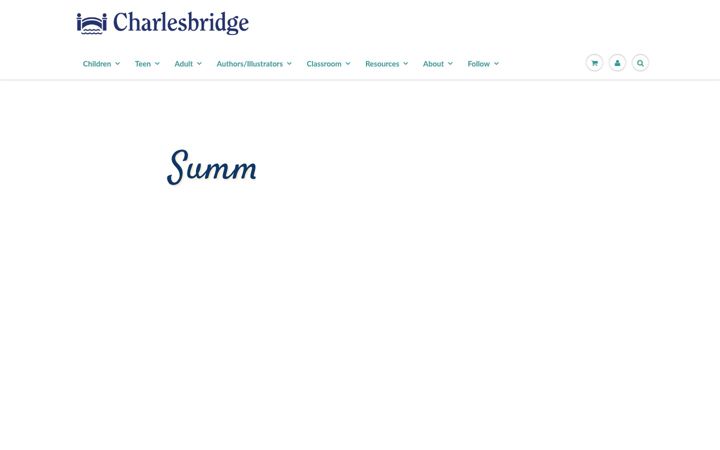 Screenshot of charlesbridge.com