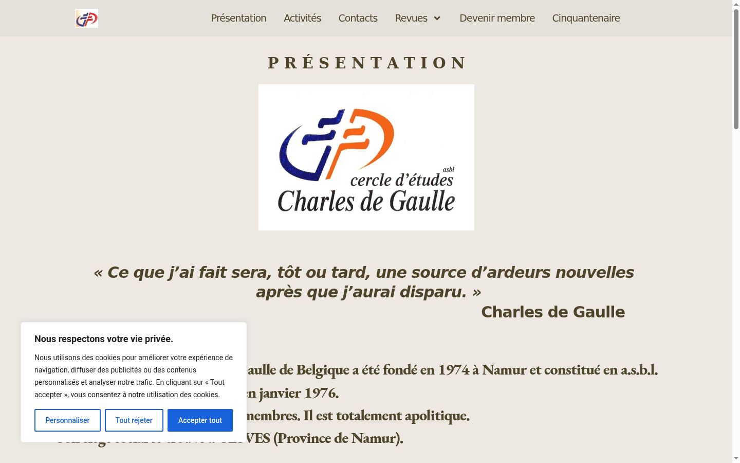 Screenshot tal-banner tal-kunsens muri qabel kwalunkwe interazzjoni