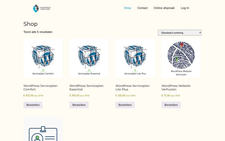 Screenshot di charlesgaillard.nl