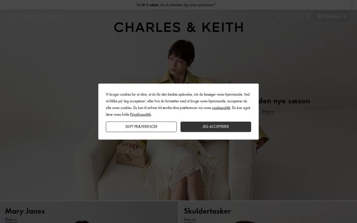 Posnetek zaslona charleskeith.com
