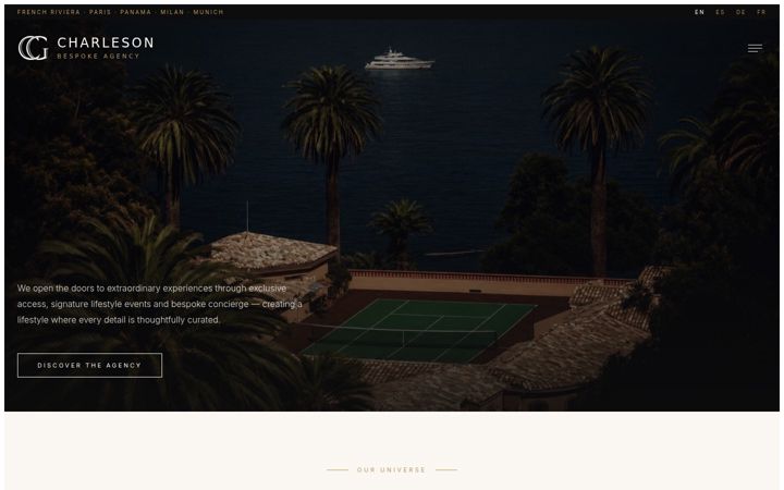Screenshot of charlesonofficial.com