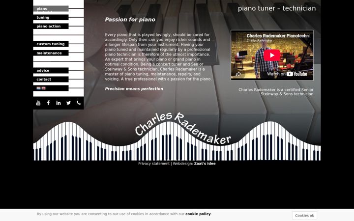 Screenshot of charlesrademaker.com