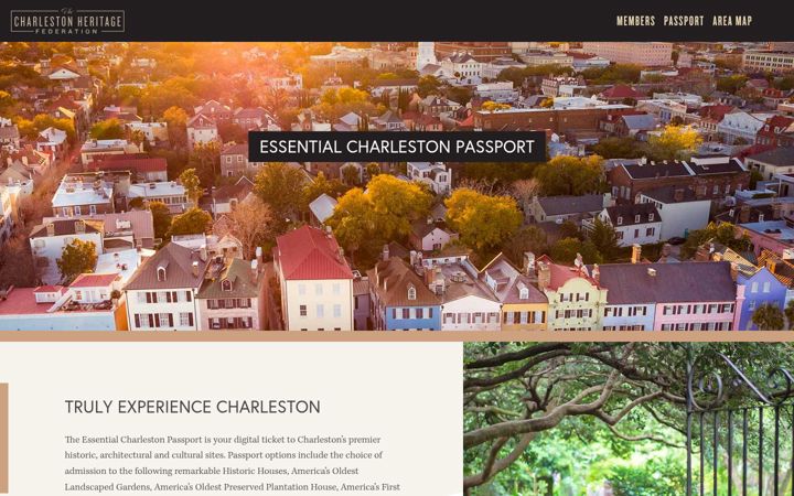 Screenshot of charlestonpassport.com