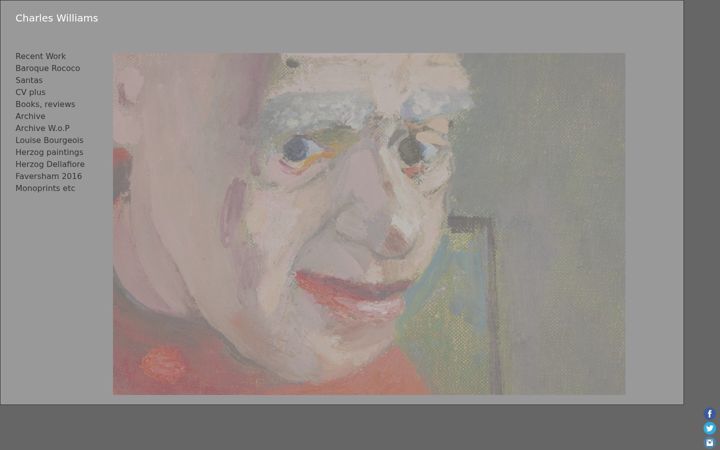 Screenshot of charleswilliamsartist.com
