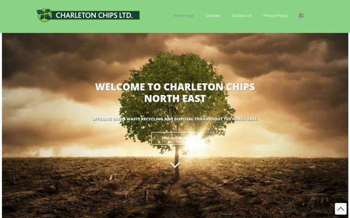 Screenshot ta' charletonchipsnortheast.co.uk