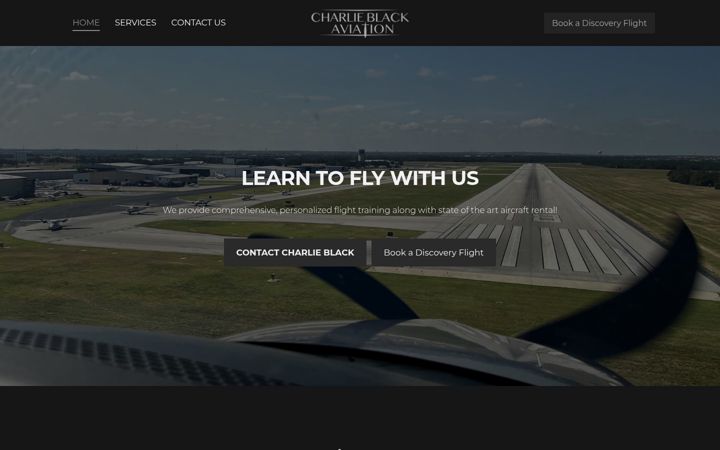 Screenshot of charlieblack.com