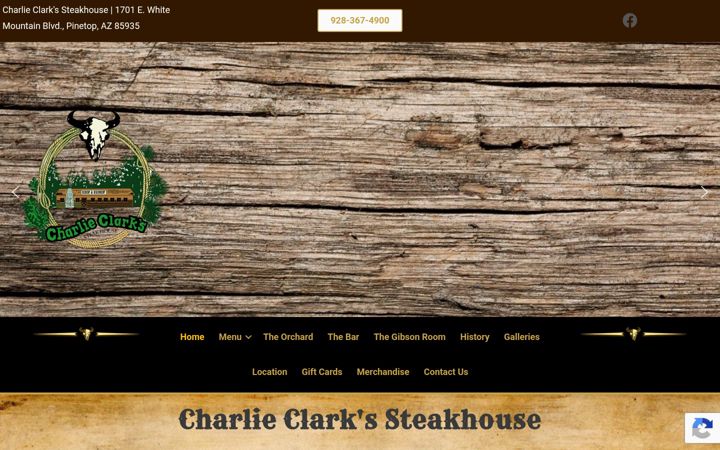 Screenshot of charlieclarks.com