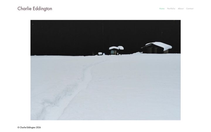 Screenshot ta' charlieeddington.co.uk