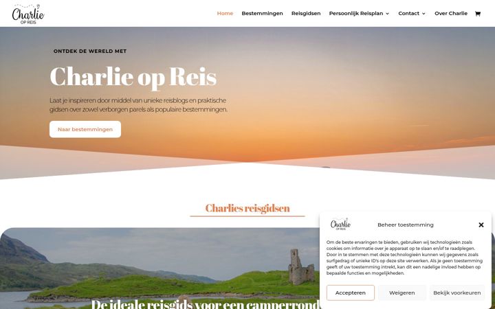 Zrzut ekranu charlieopreis.nl