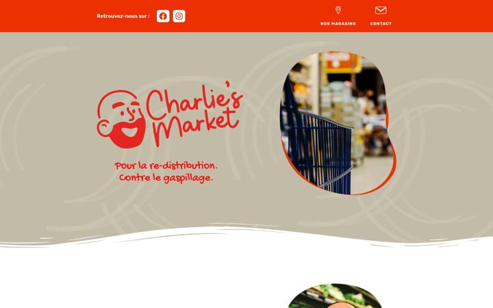 Skjámynd af charliesmarket.fr