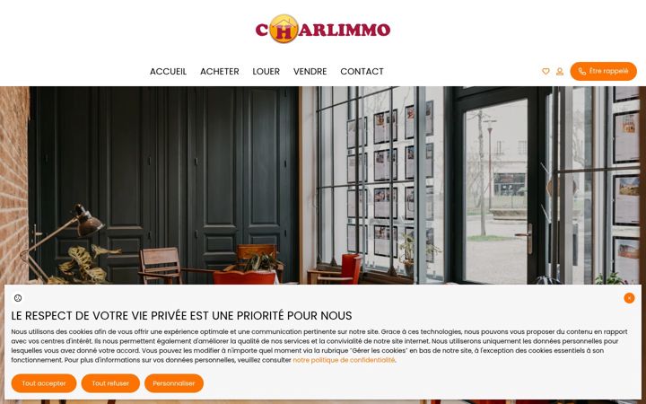 Screenshot of charlimmo.com