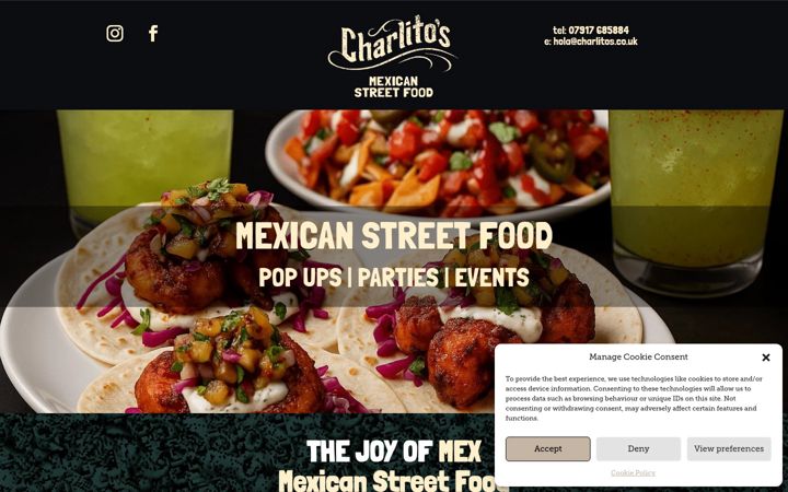 Screenshot ta' charlitos.co.uk