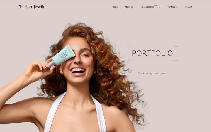 Screenshot of charlott-josefin.com