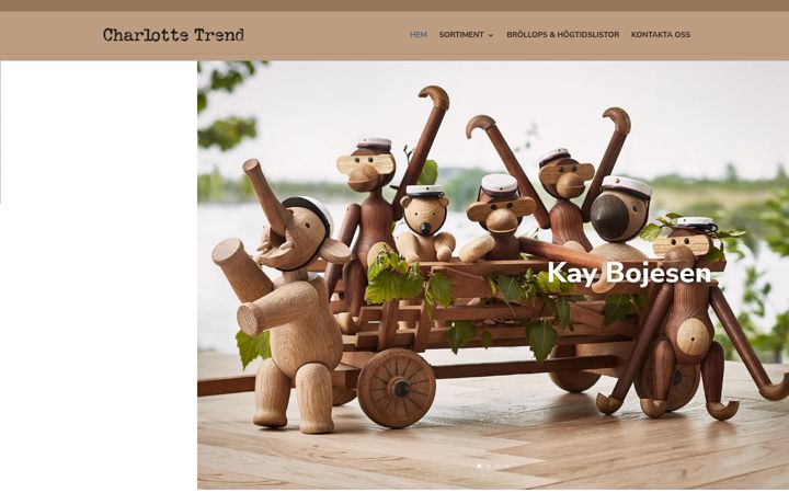 Screenshot of charlotte-trend.se
