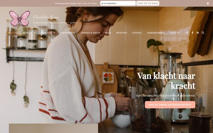 Zrzut ekranu charlotteanne.nl