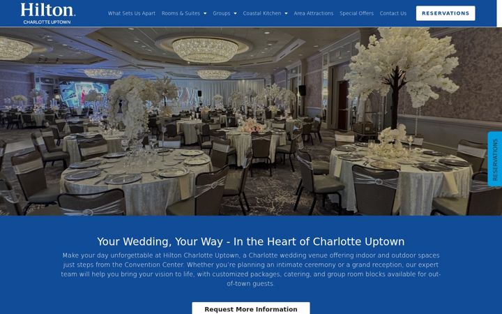 Screenshot of charlottebestwedding.com