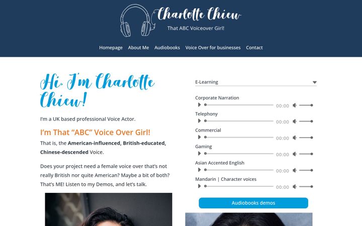 Screenshot of charlottechiew.com