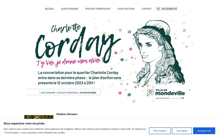 Skjámynd af charlottecorday.fr